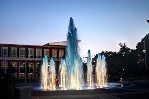 Univ of Memphis Fountain